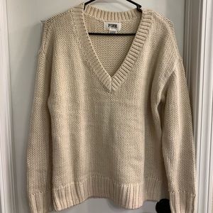 PINK boyfriend v neck sweater